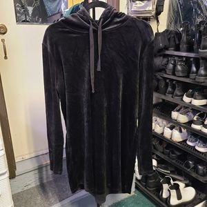 Hooded sweater dress from Garage